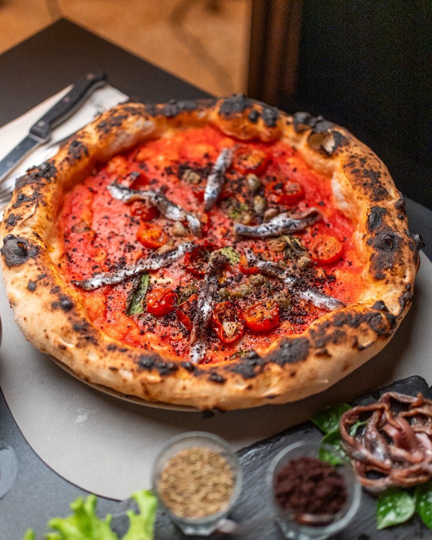 Pizza Nerano con Zucchine